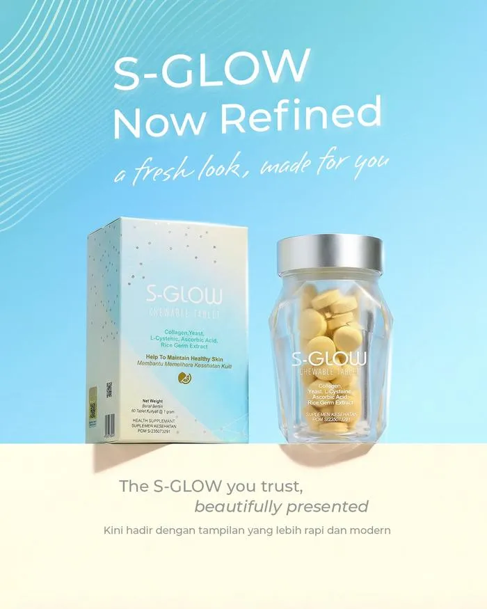 S-GLOW Chewable — Kolagen Rambut, Kulit & Kuku - foto 4